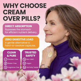 Florenova cream jar with cap detail highlighting secure closure and freshness benefit