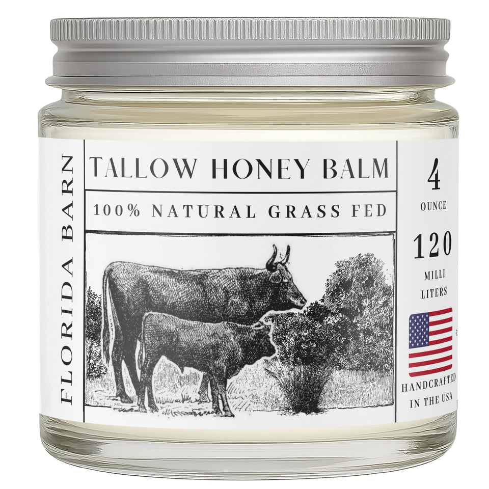 Florida Barn jar front view showing product and branding, highlights quality
