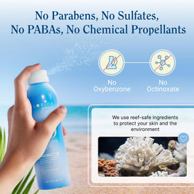 Florida Salt Scrubs bottle next to phone showing travel-friendly size