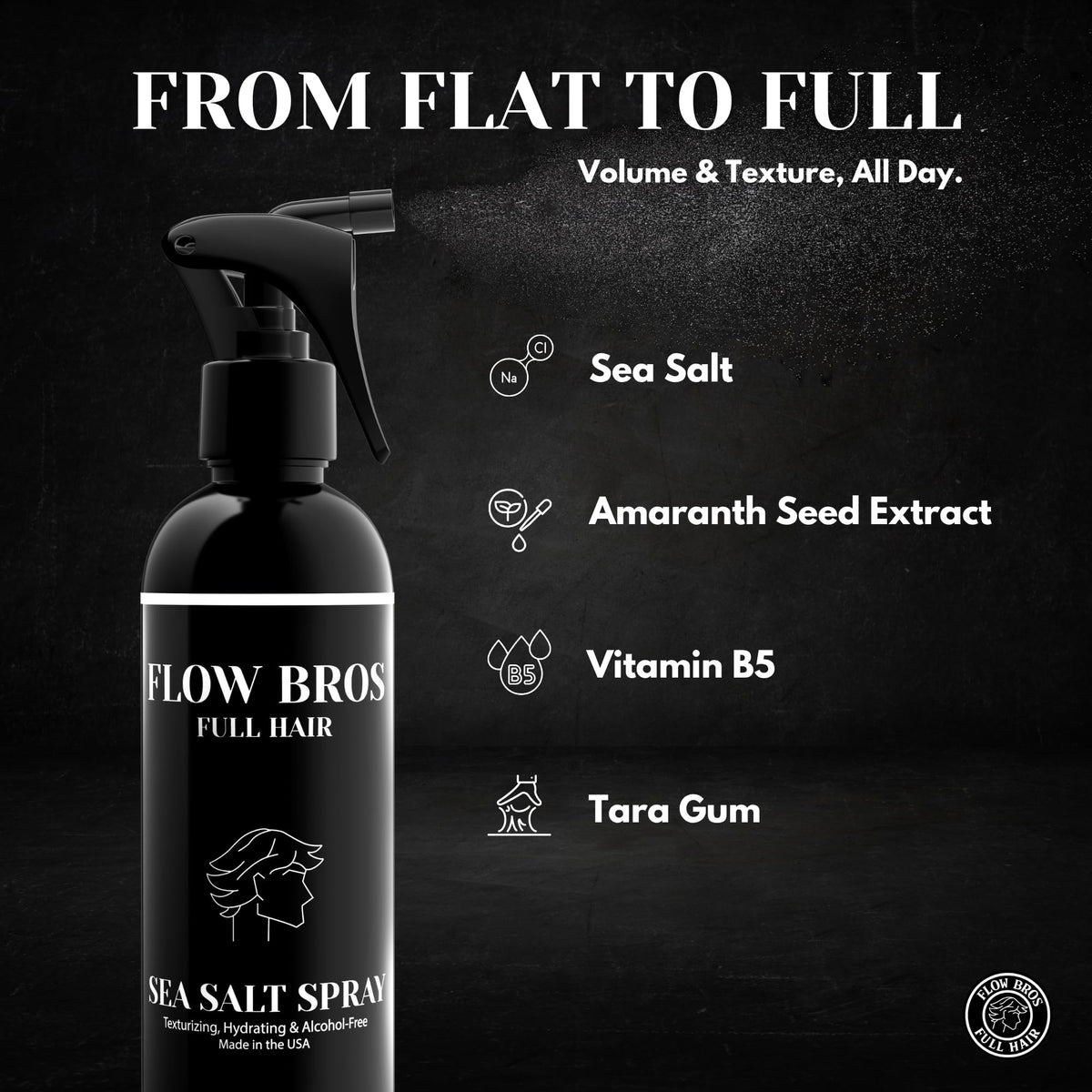 Flow Bros bottle staged on bathroom shelf creating effortless style vibe