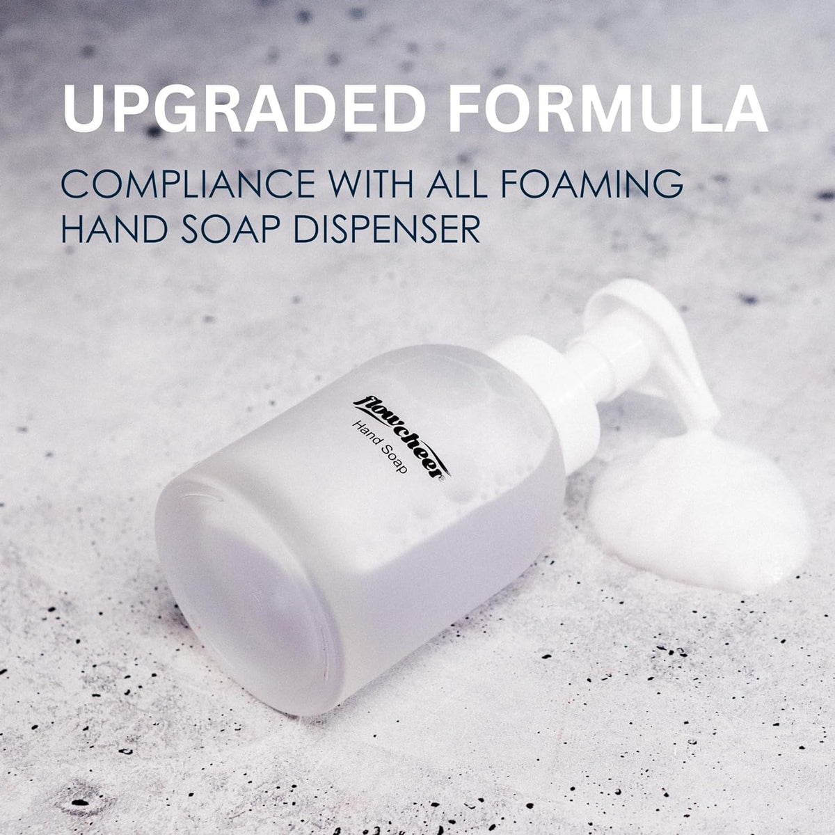 flowcheer pack with tablets and empty bottles showing space savings