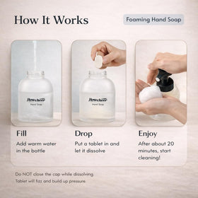 flowcheer size comparison with hand illustrates bottle yield advantage