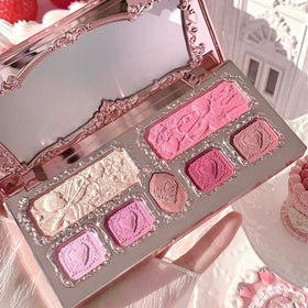Flower Knows showing eye and cheek application demonstrating multi-use versatility