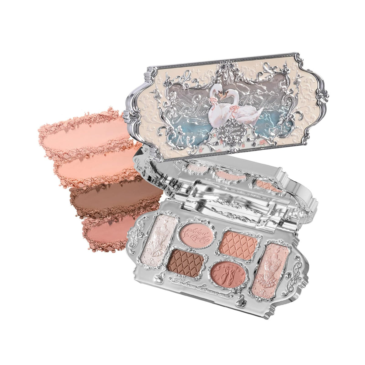 Flower Knows front palette view showcasing ballet-inspired design and compact benefit