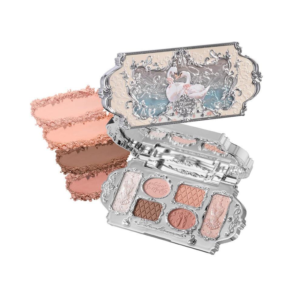 Flower Knows front palette view showcasing ballet-inspired design and compact benefit