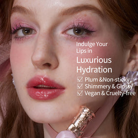 Flower Knows close-up of glitter shimmer revealing delicate, light-reflecting particles
