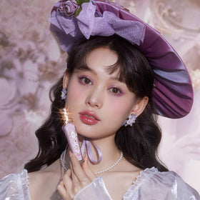 Flower Knows staged on vanity to present decorative bottle and gift-ready presentation