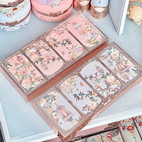 Flower Knows detailed folding-screen motif emphasizing cultural luxury aesthetic