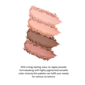 Flower Knows open palette flatlay showing six shades for versatile everyday looks