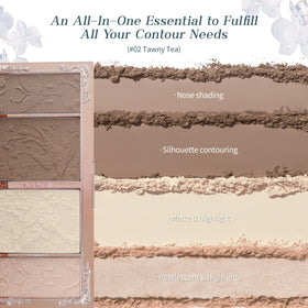 Flower Knows open palette with mirror for precise on-the-go application