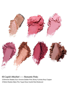 Flower Knows open palette with seven pans visible and easy color coordination