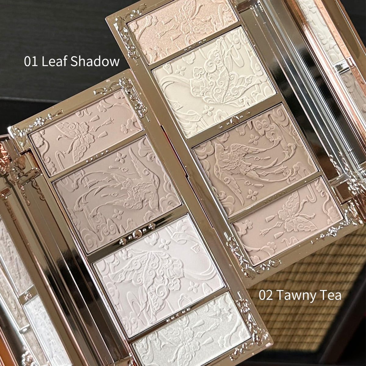 Flower Knows palette held in hand showing compact size and travel convenience