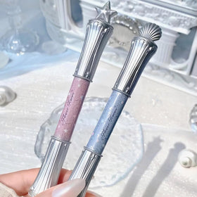 Flower Knows stick placed in makeup bag lifestyle shot showing everyday use