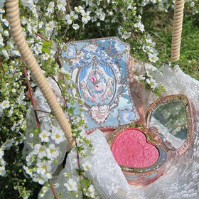 Flower Knows swatch textures on skin showing velvety, buildable color payoff