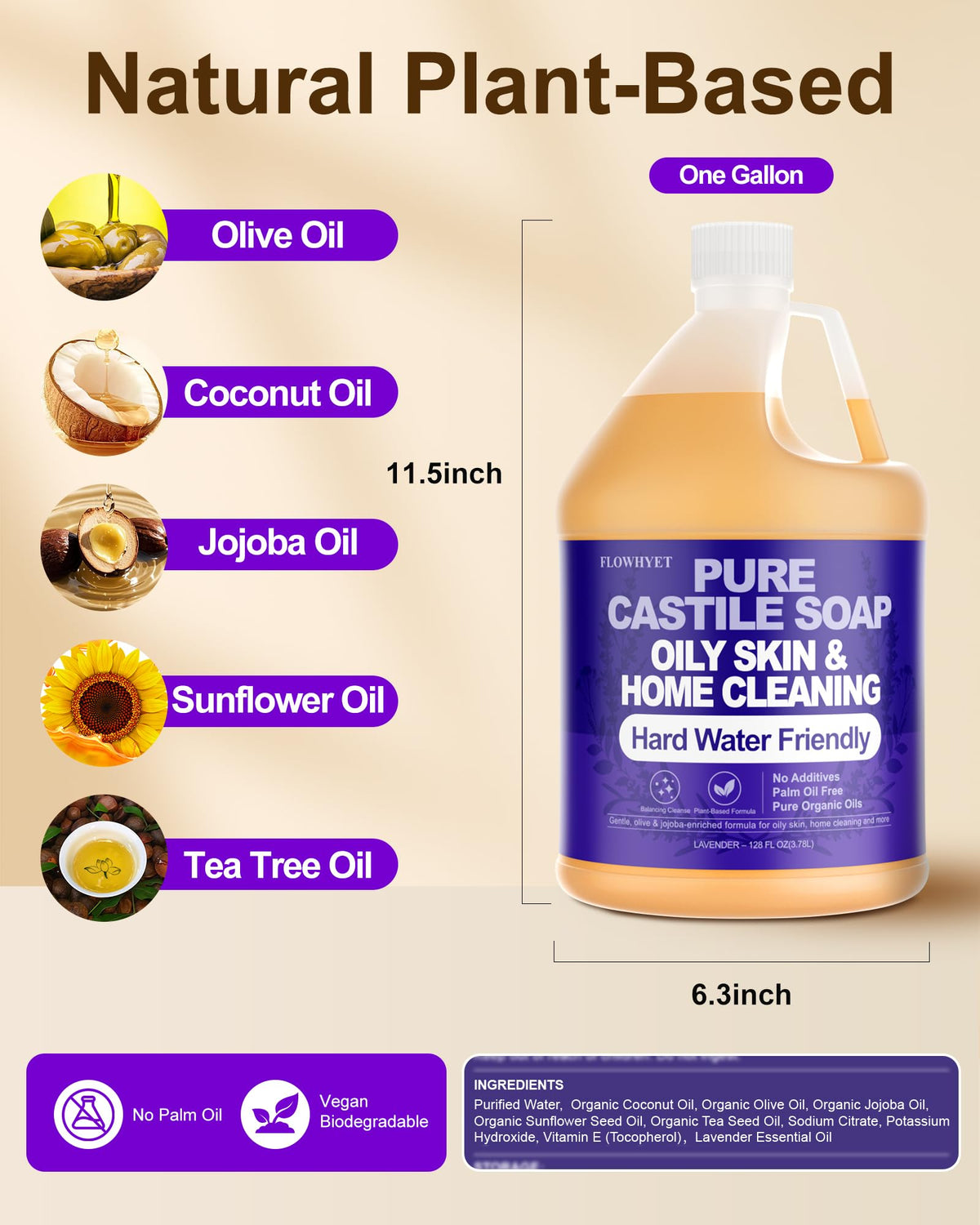 FLOWHYET pouring into measuring cup for dilution and cost-saving benefit