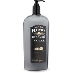 Floyd's 99 front label showing 33 oz bottle and product benefits