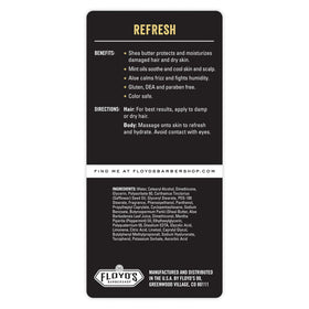 Floyd's 99 in-shower application demonstrating quick hair and body hydration