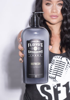 Floyd's 99 creamy texture close-up displaying moisturizing shea butter