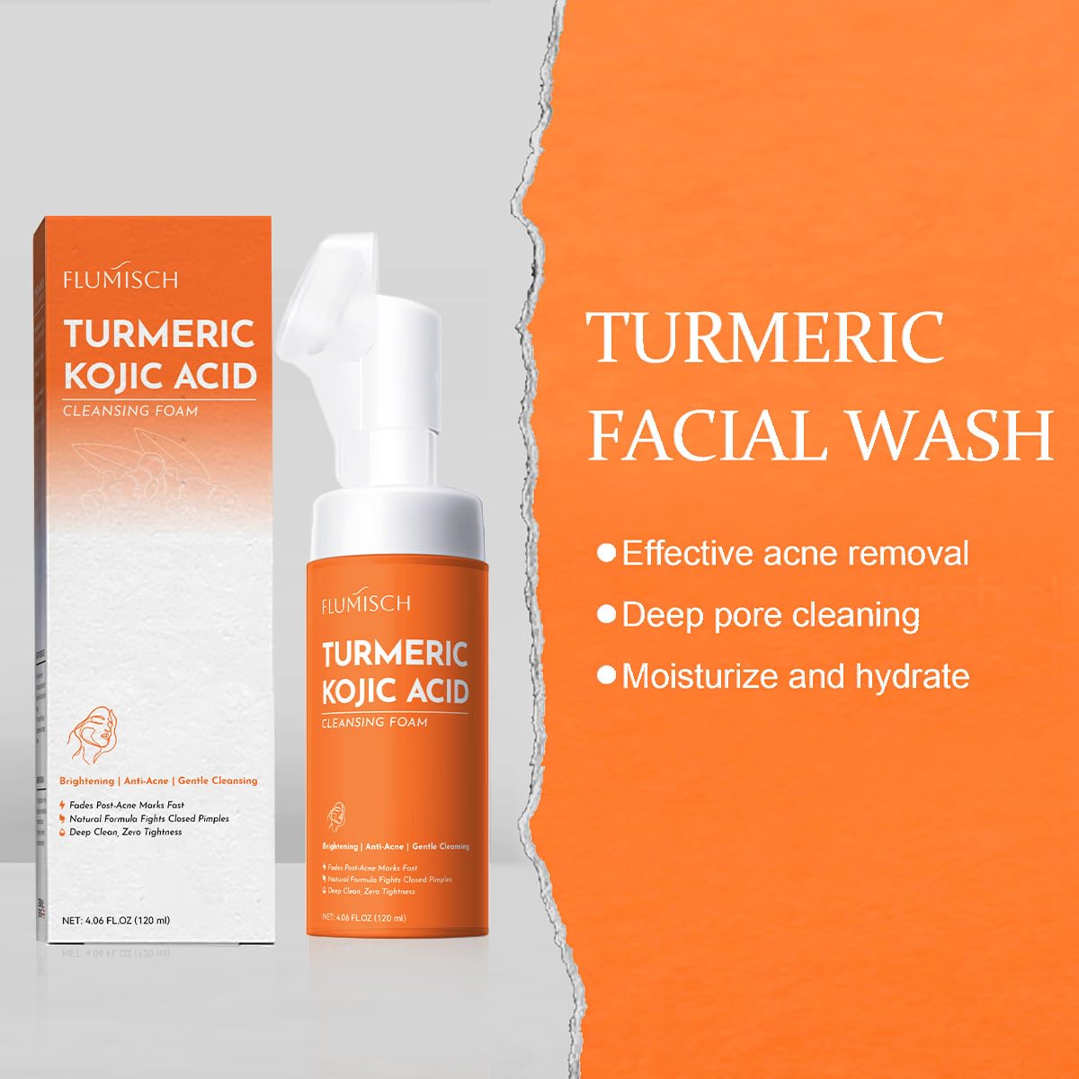 FluMisch used during cleansing routine showing relaxing, effective cleanse