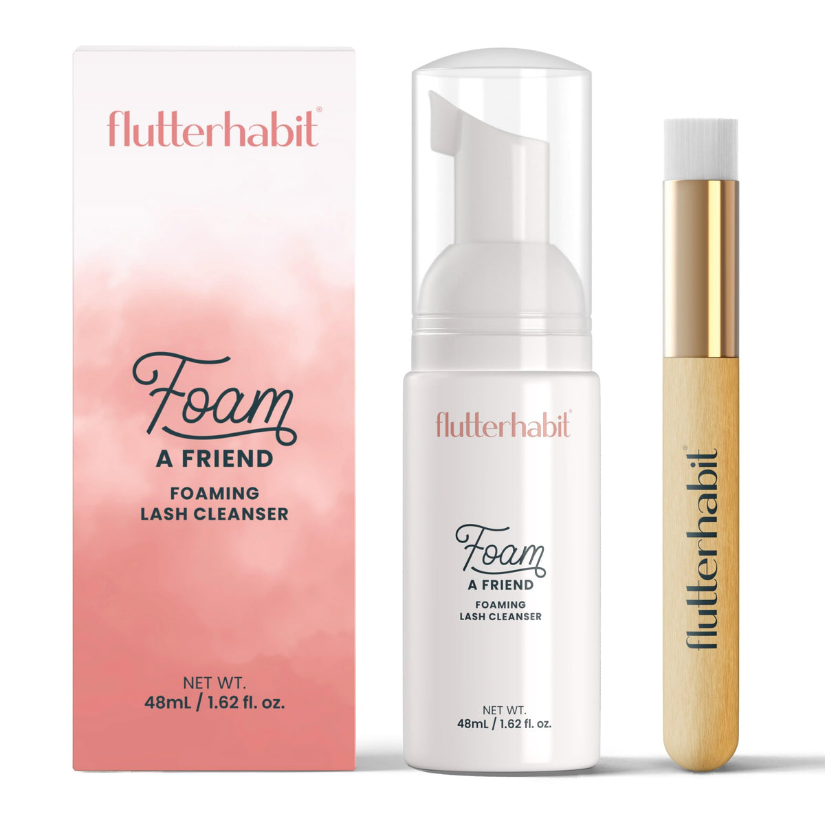 FlutterHabit front bottle view showing label and 50ml size for clear identification