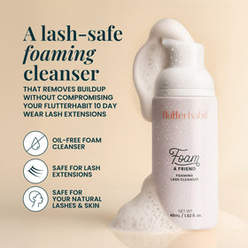 FlutterHabit pump close-up demonstrating easy hygienic dispensing for controlled dosing