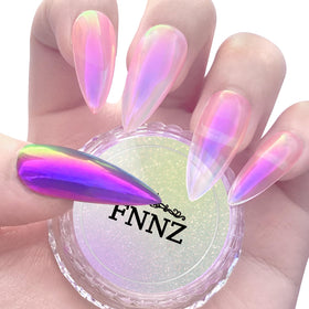 FNNZ jar front view showing Cyber Mirage label and compact size benefit