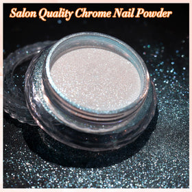 FNNZ Glacier Ocean chrome on black gel base highlighting color shift