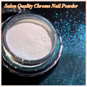 FNNZ swatch on black base showing vivid multi-color mirror reflection