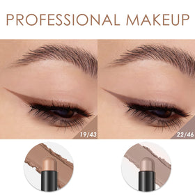 FOCALLURE applying with finger demonstrating fast blending benefit