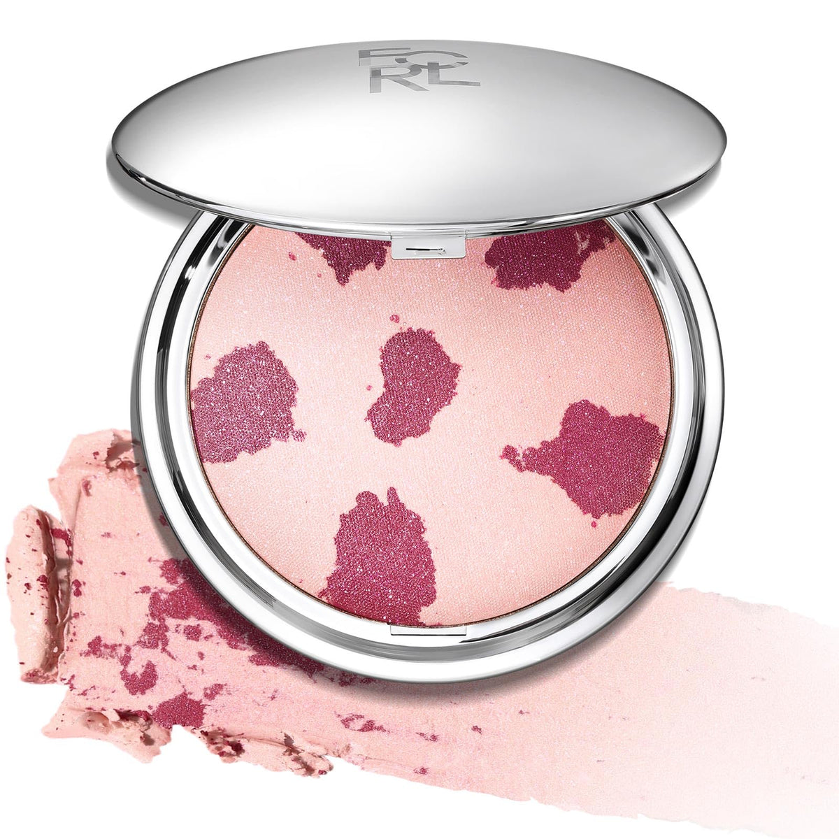 FOCALLURE compact front view showing PK02 Rosettes Light glow