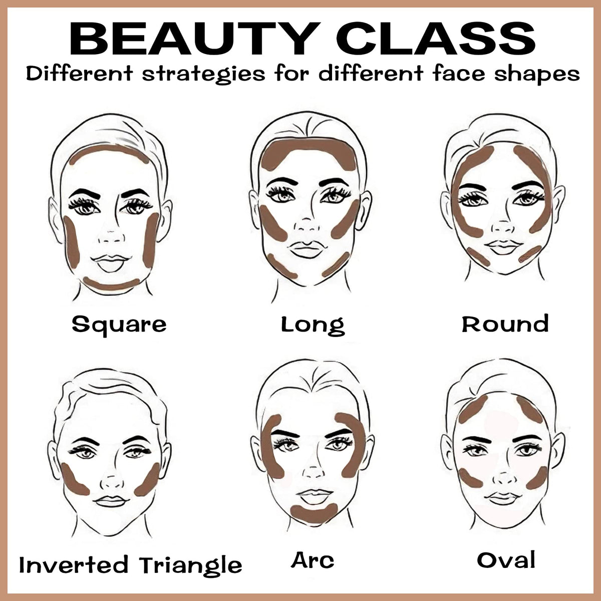 FOCALLURE contour stick shade label MOCHA highlights true color selection