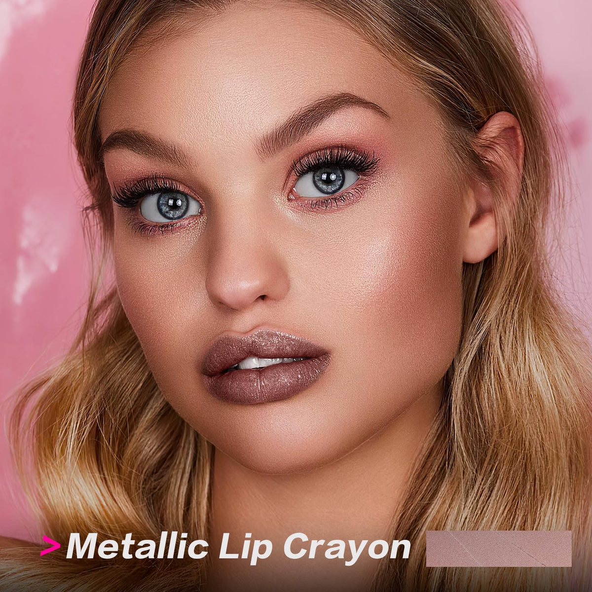 FOCALLURE crayon tip close-up highlighting creamy texture for smooth application