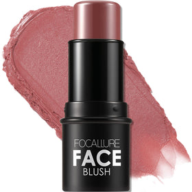 FOCALLURE Dark Rose front view of twist-up stick showing slim design and portable benefit