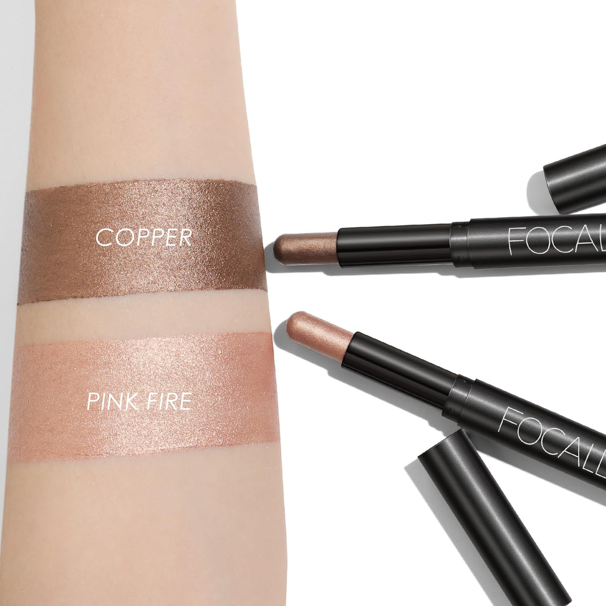 FOCALLURE open packaging revealing paired warm and cool shades for versatile looks