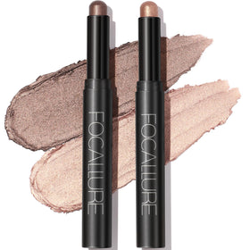 FOCALLURE front view of two cream eyeshadow sticks showing compact design and easy hold