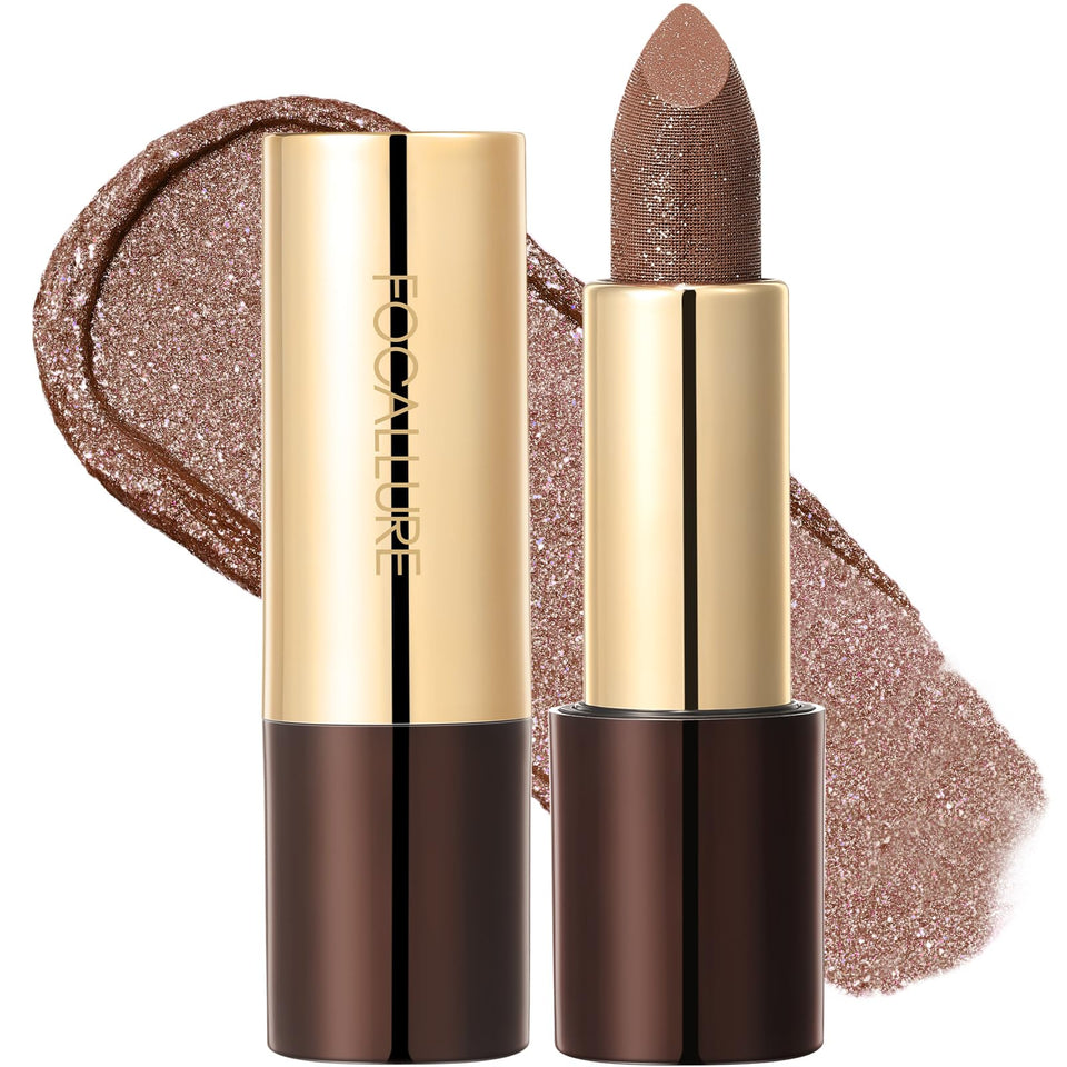 FOCALLURE Glisten Opal COWGIRL front packaging showing glossy finish and sleek tube for easy application