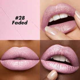 FOCALLURE lip crayon held in hand to show scale and travel-friendly size advantage