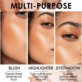 FOCALLURE open palette top view displaying all shades for quick selection