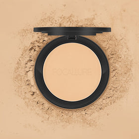 FOCALLURE packaging label closeup showing shade Beige and product details