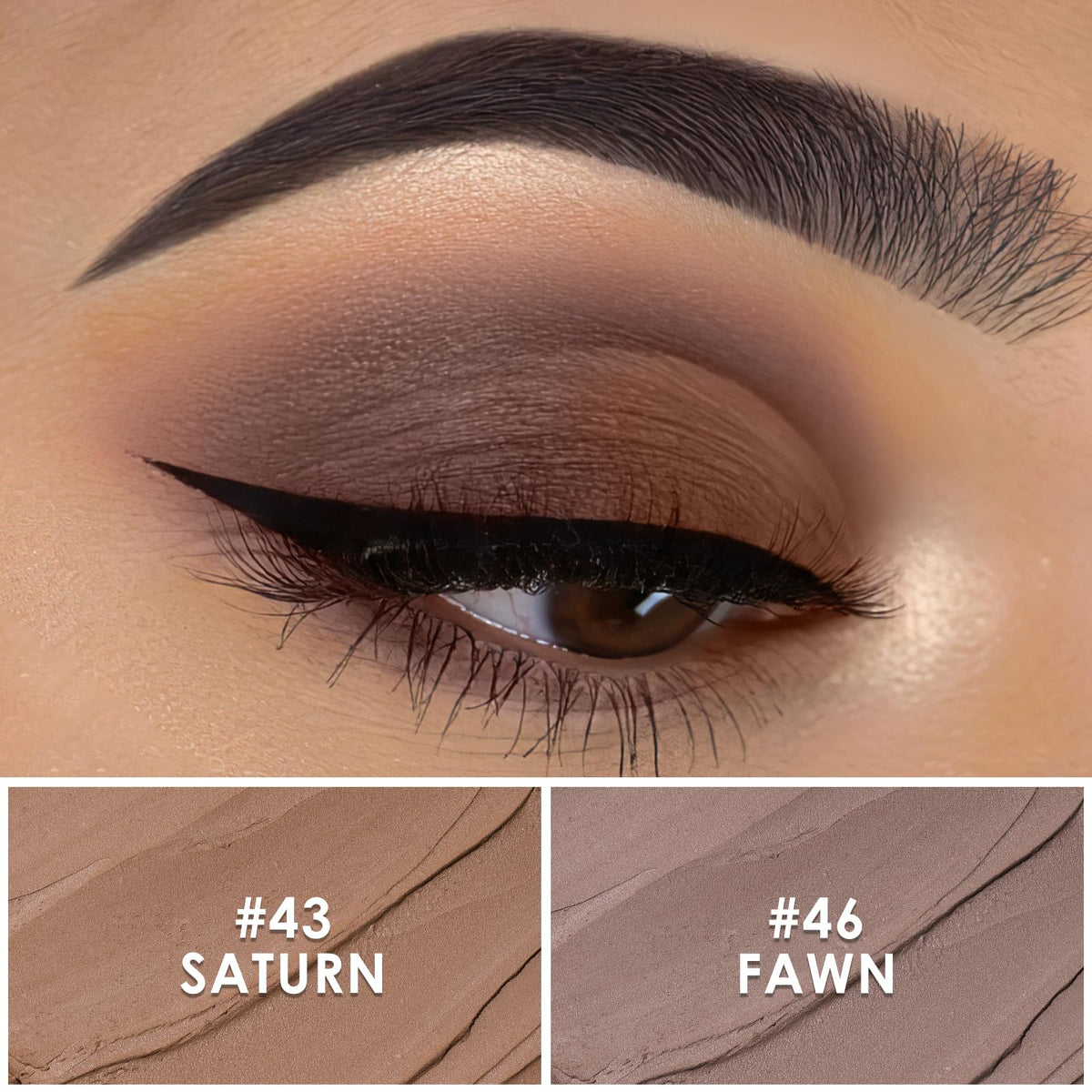 FOCALLURE open pencils displaying creamy texture and easy glide