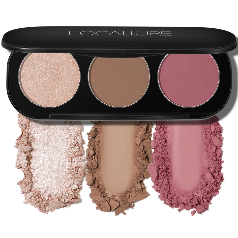 FOCALLURE palette front closed compact and travel-ready