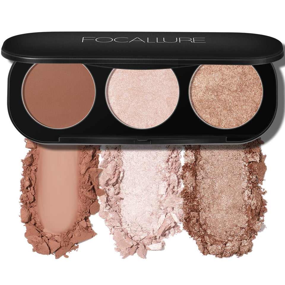 FOCALLURE front compact view showing palette and compact design for travel