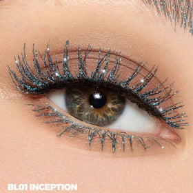 FOCALLURE precision wand closeup deposits even glitter for defined lashes