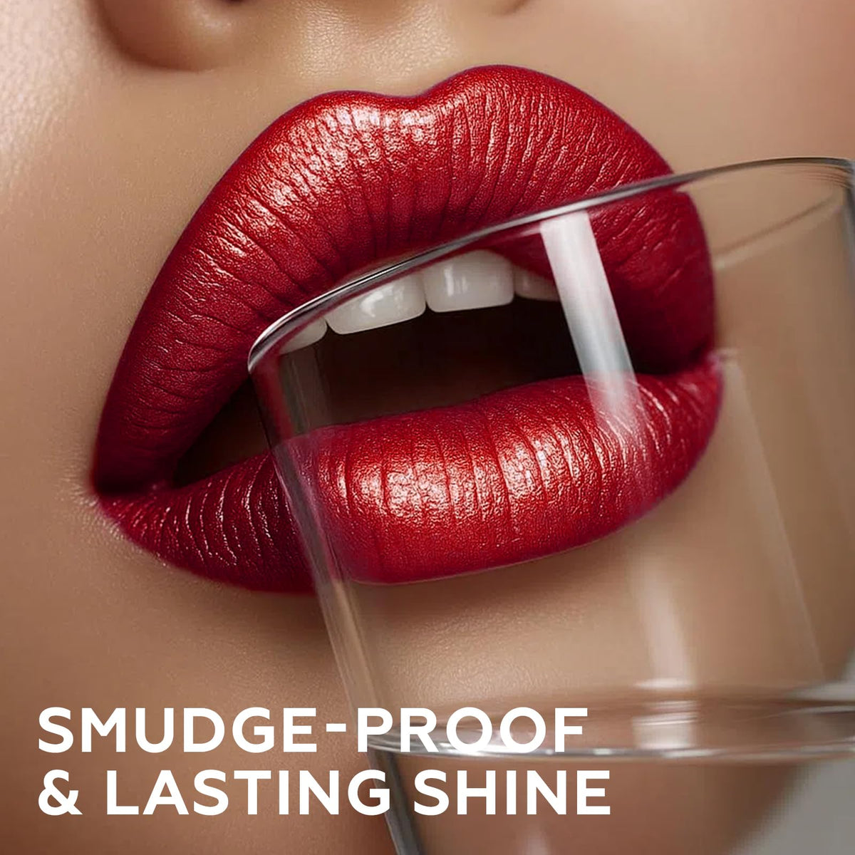 FOCALLURE shade swatch on arm showing color payoff and easy layering benefit