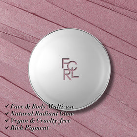 FOCALLURE compact held in hand to show size and travel-friendly benefit