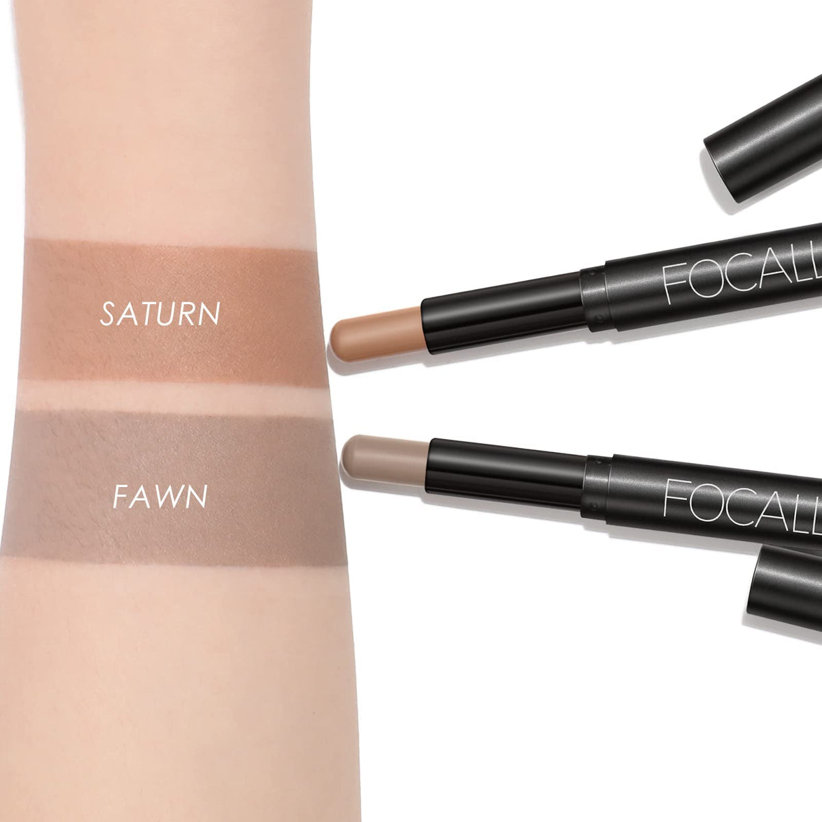 FOCALLURE finished smoky brown eye look for day-to-night wear