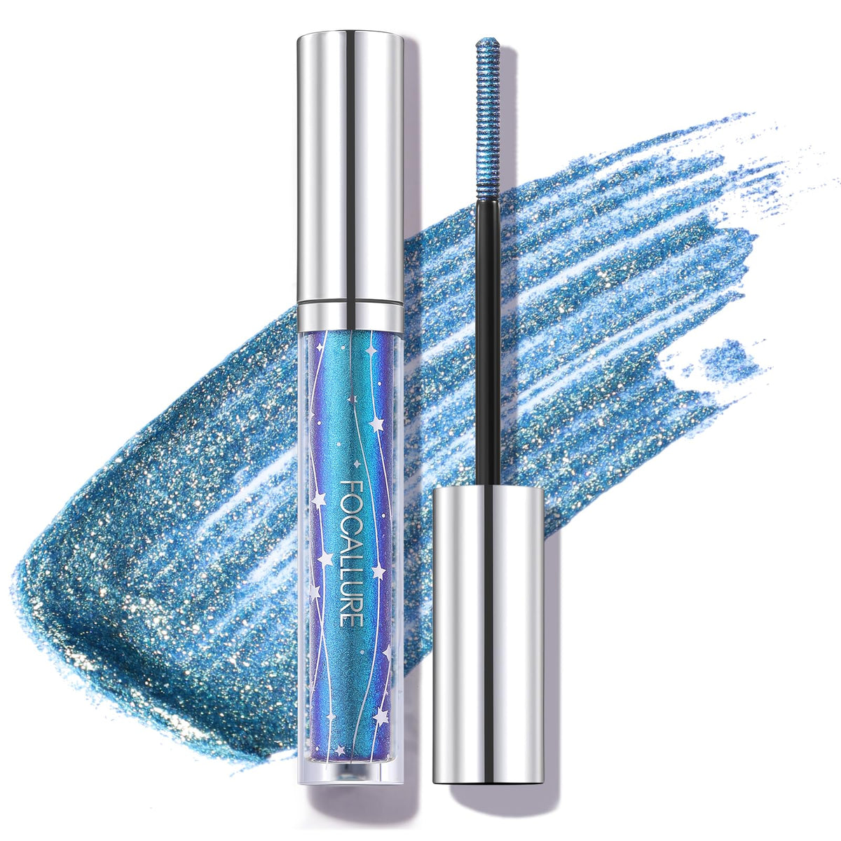 FOCALLURE front packaging showing BL01 INCEPTION blue shimmer benefit