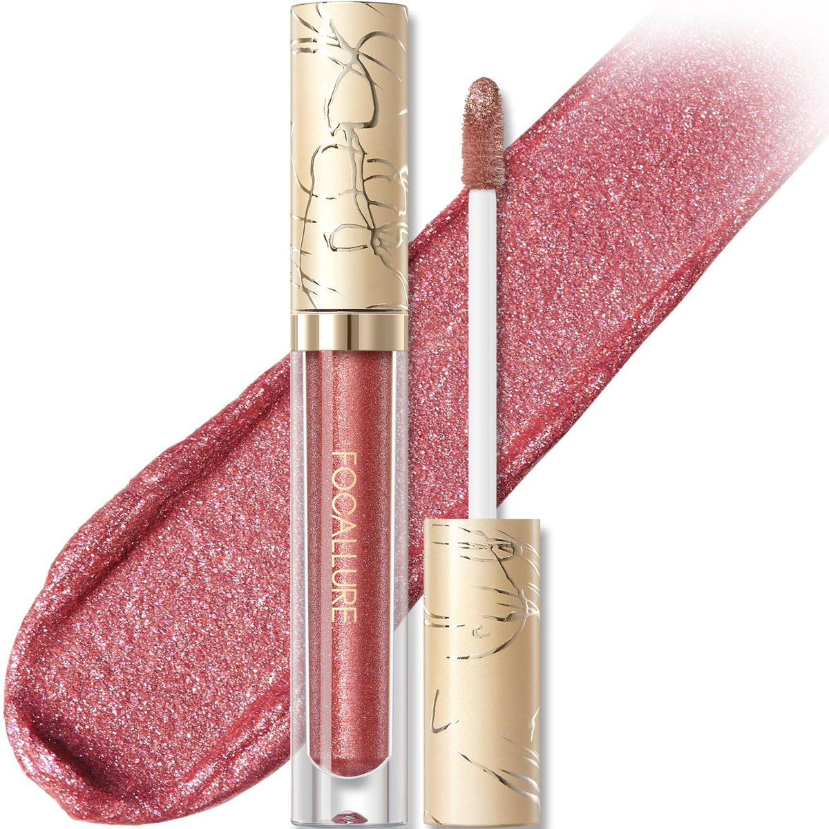 FOCALLURE Sugar Bomb front packaging showing bottle and color, clear shade preview