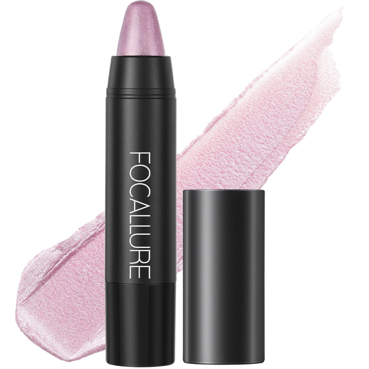 FOCALLURE front packaging showing sleek crayon design and shade name benefits portability