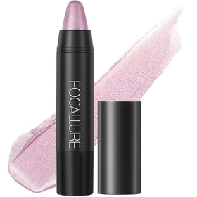 FOCALLURE front packaging showing sleek crayon design and shade name benefits portability